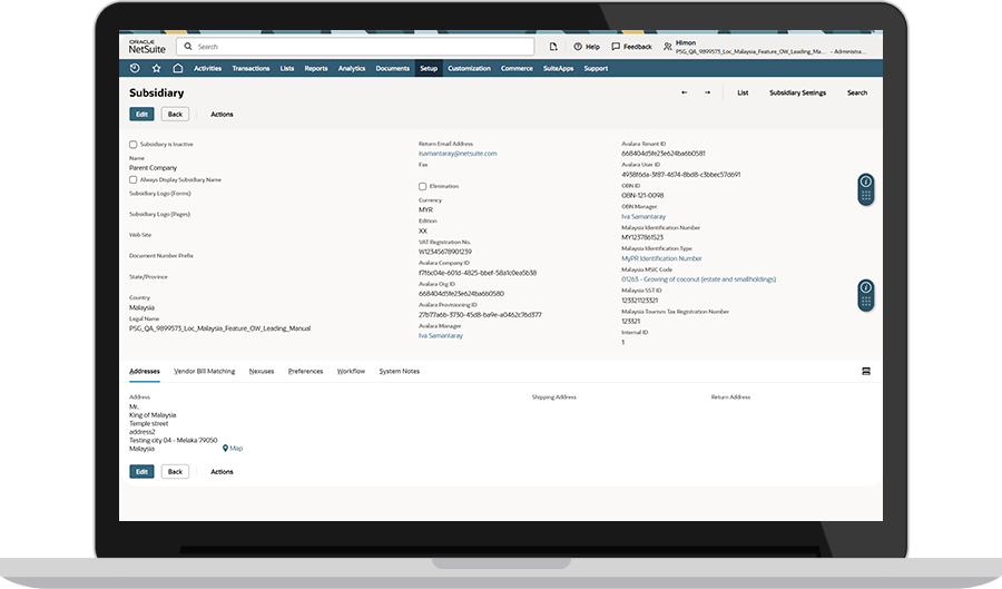 E-Invoicing Dashboard